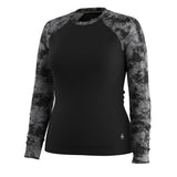 Smartwool haut de base Classic Thermal Merino pour femme – Tie-dye noir (vue détaillée 10)