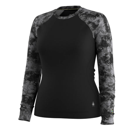 Smartwool haut de base Classic Thermal Merino pour femme – Tie-dye noir (vue détaillée 10)
