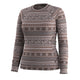 Smartwool haut de base Classic Thermal Merino pour femme – Moka Fair Isle (vue détaillée 10)
