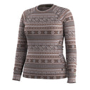 Smartwool haut de base Classic Thermal Merino pour femme – Moka Fair Isle (vue détaillée 10)