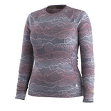 Smartwool haut de base Classic Thermal Merino pour femme – Nuit tombante Sommets Géo (vue détaillée 10)