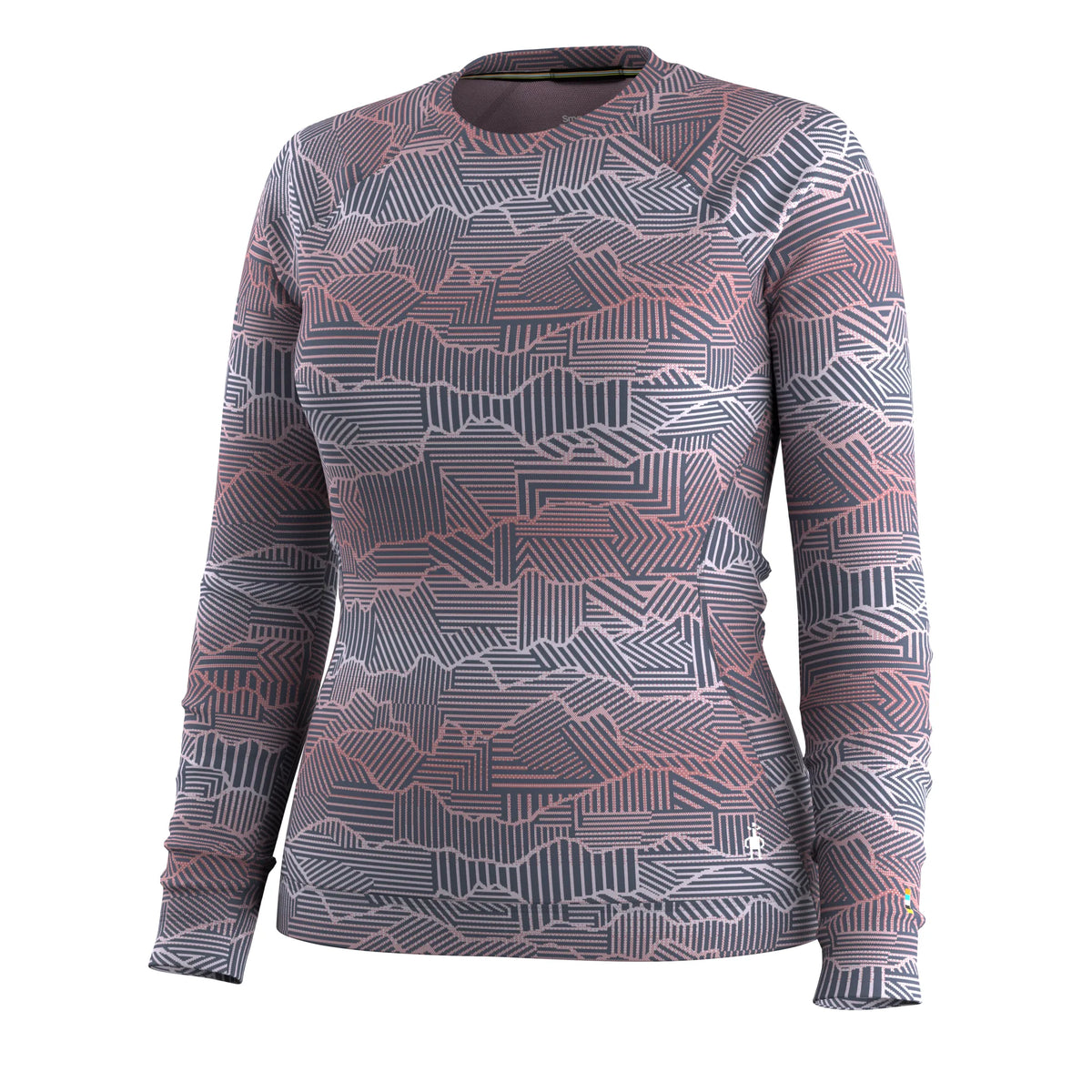 Smartwool haut de base Classic Thermal Merino pour femme – Nuit tombante Sommets Géo (vue détaillée 10)