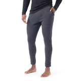 Pantalon jogger Smartwool Thermal Merino chiné anthracite pour homme