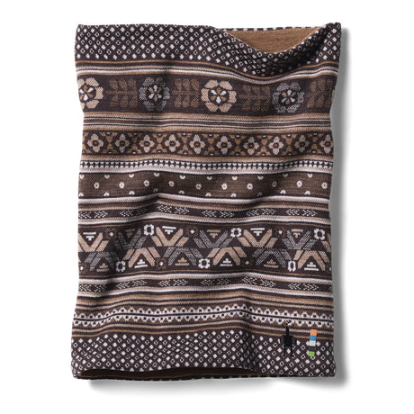 Cache-cou Smartwool Thermal Merino réversible unisexe - Mocha Fair Isle Fun, troisième vue