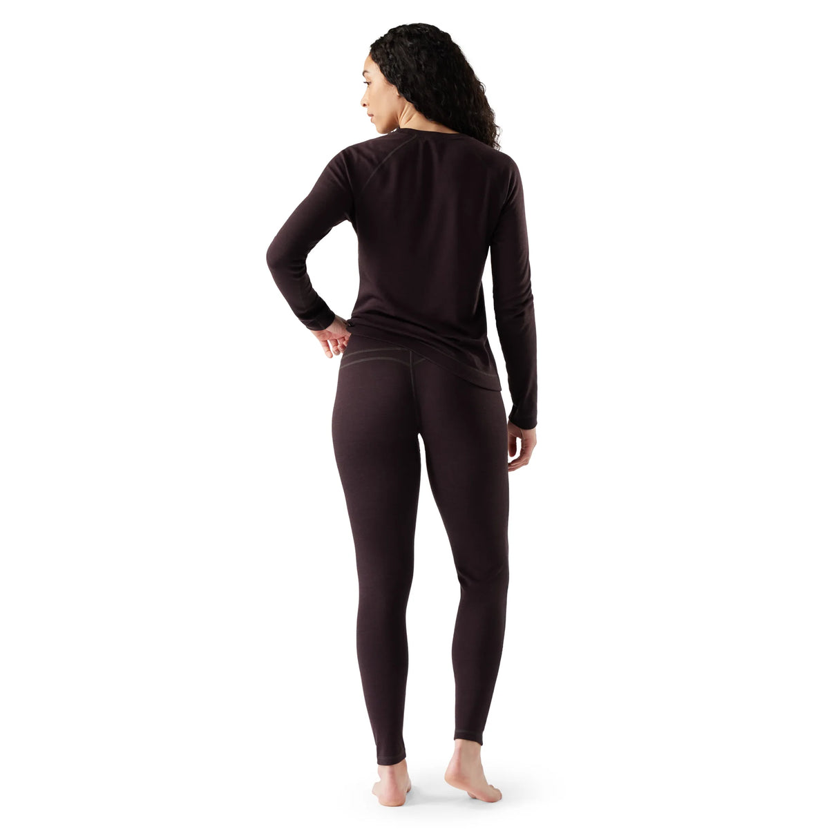 Smartwool caleçon long Classic Thermal Merino pour femme – Chiné Vison (vue détaillée 1)