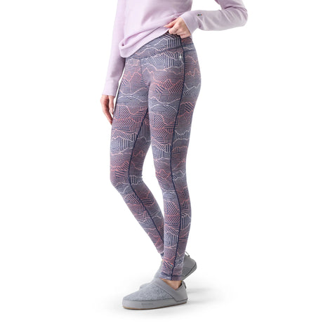 Smartwool caleçon long Classic Thermal Merino pour femme – Nuit tombante Sommets Géo (vue principale)