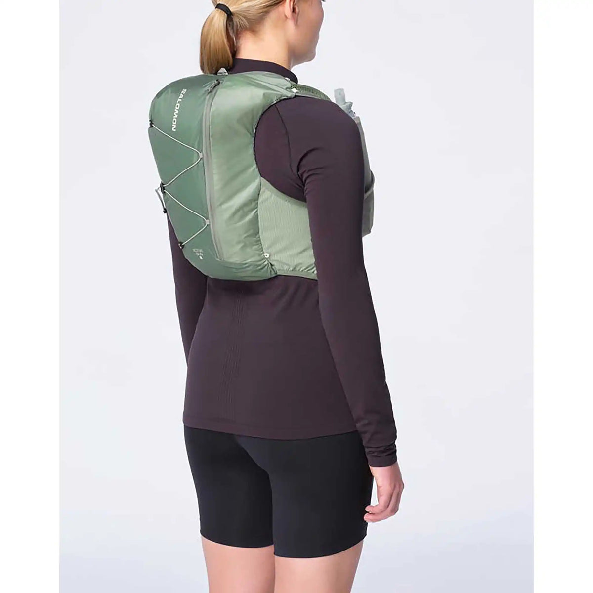 Salomon Active Skin 8 veste d'hydratation de course à pied - Laurel Wreath / Lily Pad / Aloe Wash