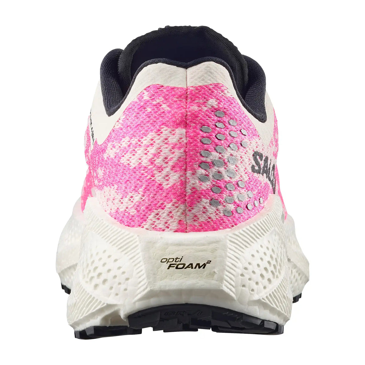 Salomon Aero Glide 4 GRVL chaussures de course femme - Vanilla Ice / Knockout Pink / Black