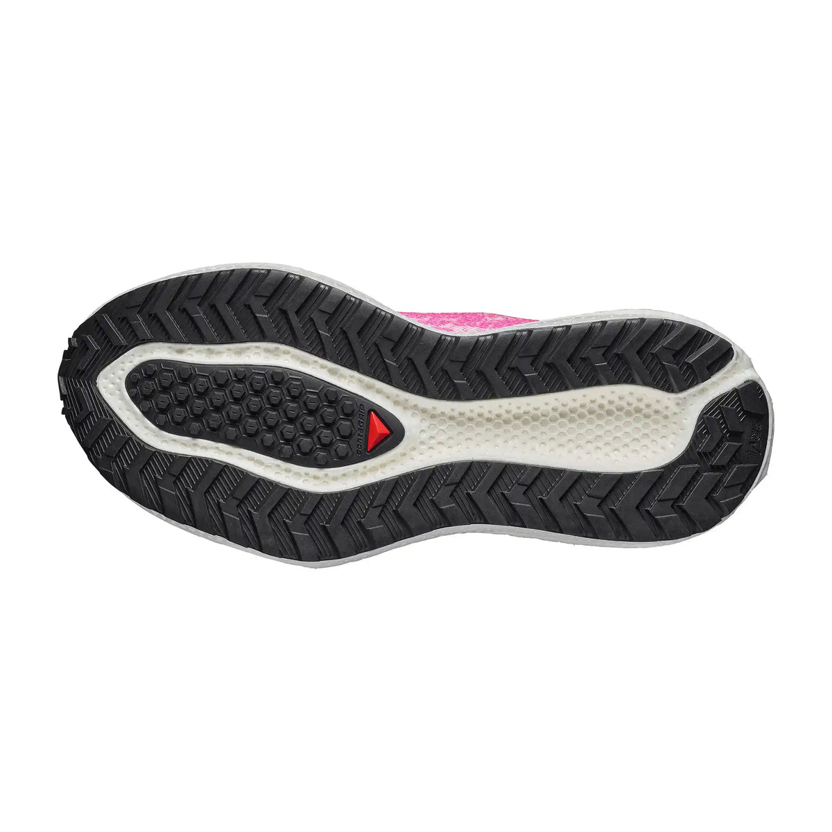 Salomon Aero Glide 4 GRVL chaussures de course femme - Vanilla Ice / Knockout Pink / Black
