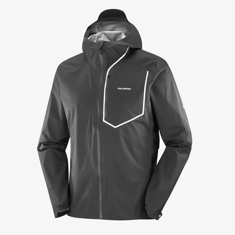 Salomon Bonatti Pro manteau de course imperméable pour homme - Deep Black
