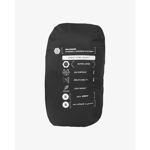 Salomon Bonatti Pro manteau de course imperméable pour homme
