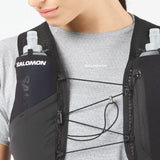 Salomon GRAVEL Skin 4 veste d'hydratation de course à pied - Noir