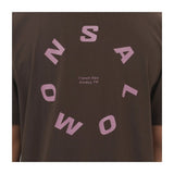 Salomon Round Logo Graphic T-shirt pour homme - Coffee Bean