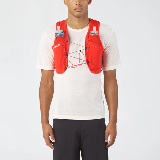 Salomon S/Lab Sense 6 veste d'hydratation de course à pied - Fiery Red / Black