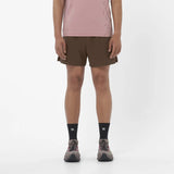 Salomon SHAKEout Core 5 po short de course à pied pour homme - Coffee Bean