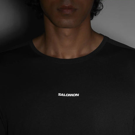 Salomon SHAKEout Core Graphic T-shirt à manches longues pour homme - Deep Black