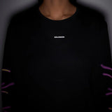 Salomon SHAKEout Core Graphic T-shirt à manches longues pour femme - Deep Black