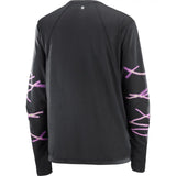 Salomon SHAKEout Core Graphic T-shirt à manches longues pour femme - Deep Black