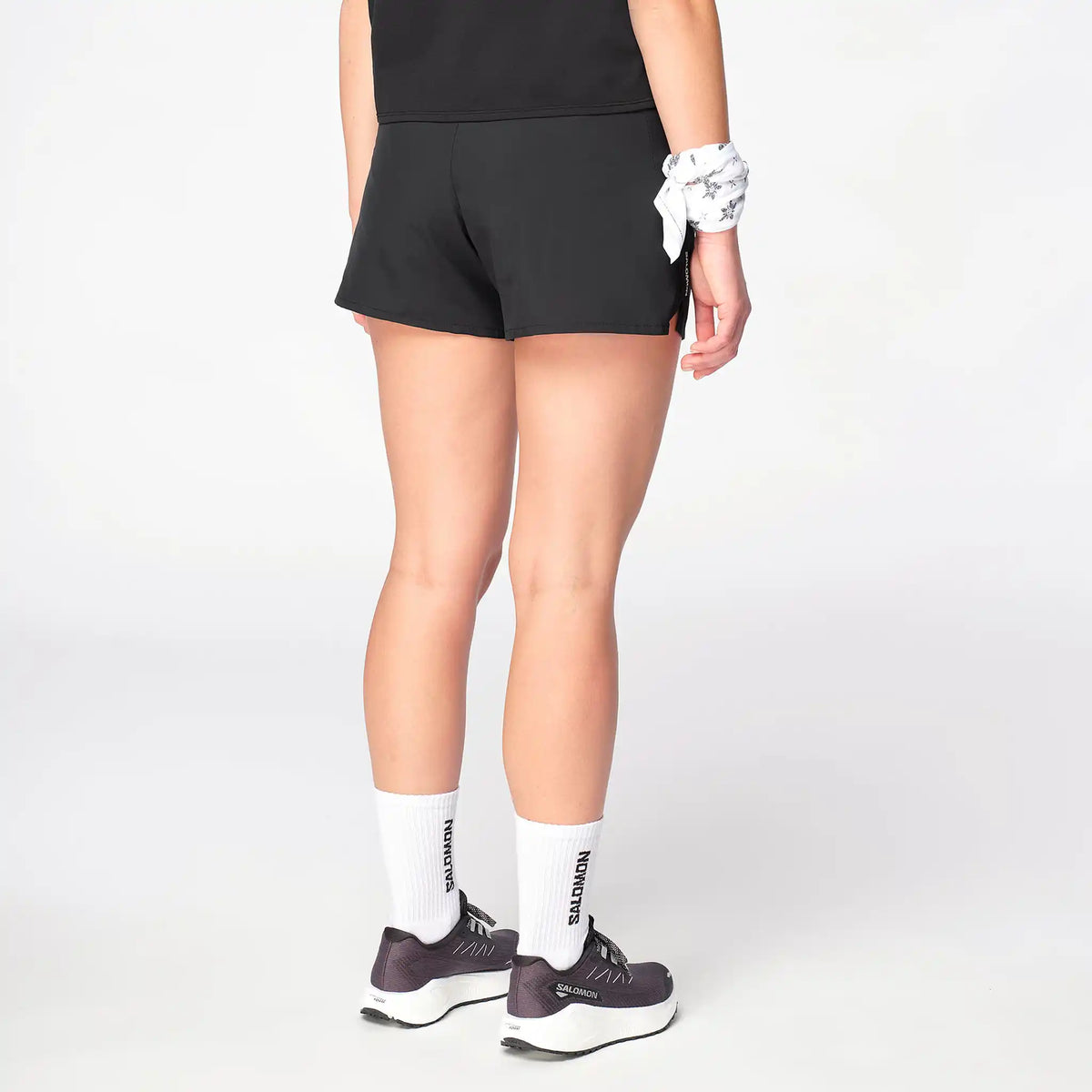Salomon Salomon SHAKEout Core Shorts de course a pied 4 po femme - Deep Black