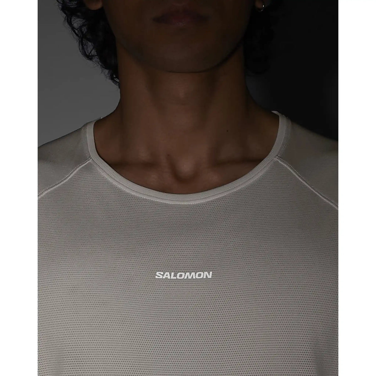 Salomon SHAKEout Core débardeur de course pour homme - Whisper White