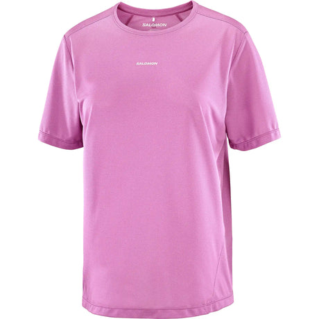 Salomon Salomon SHAKEout Core T-shirt de course à pied pour femme - Iris Orchid