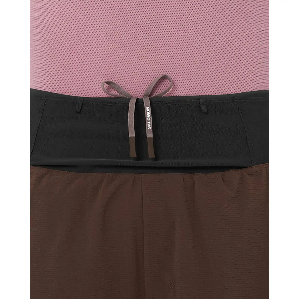 Salomon Sense Aero short 5 po 2-en-1 trail pour homme - Coffee Bean