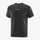 Salomon Sense Aero Graphic T-shirt à manches courtes pour homme - Deep Black / Black Beauty