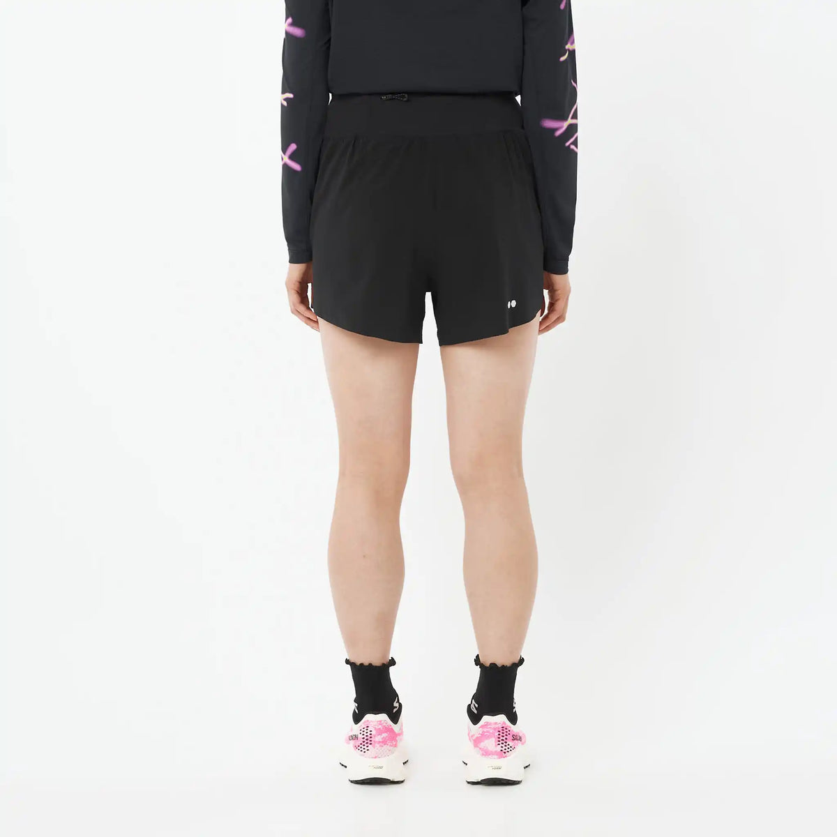 Salomon Sense Aero Stow short sport 4 pouces pour femme - Deep Black