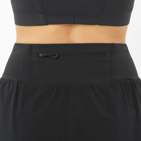 Salomon Sense Aero Stow short sport 4 pouces pour femme - Deep Black