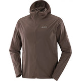 Salomon Sense Aero Wind manteau coupe-vent pour homme - Coffee Bean