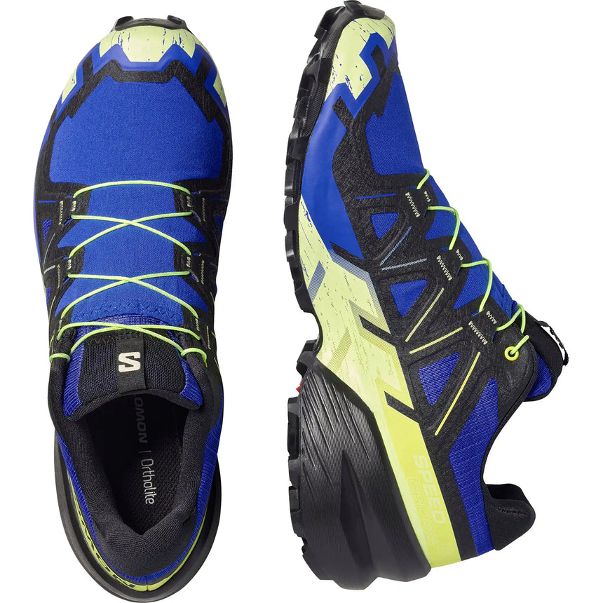 Salomon Speedcross 6 souliers de trail running homme - Bluing / Black / Acid Lime