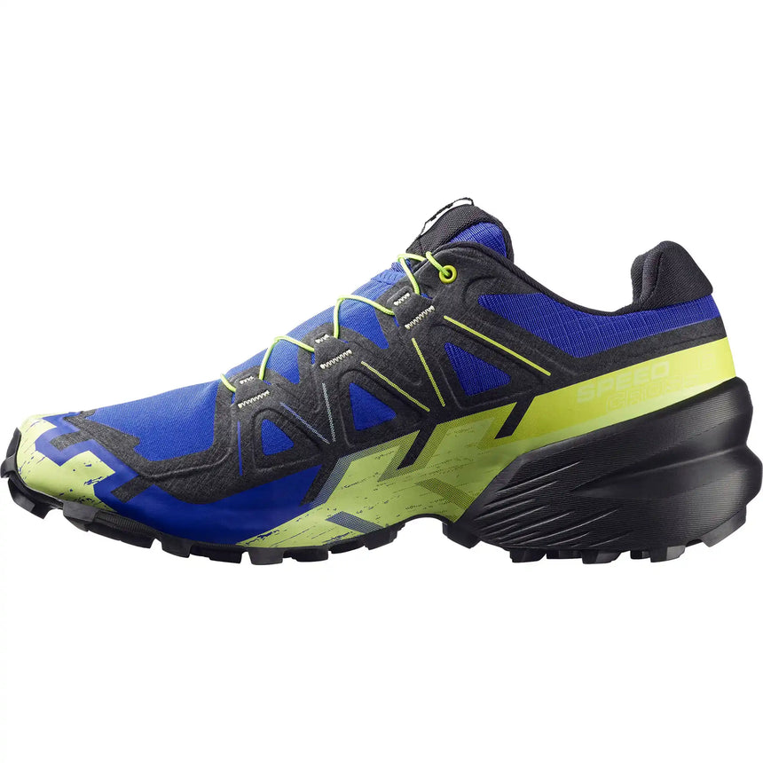 Salomon Speedcross 6 souliers de trail running homme - Bluing / Black / Acid Lime