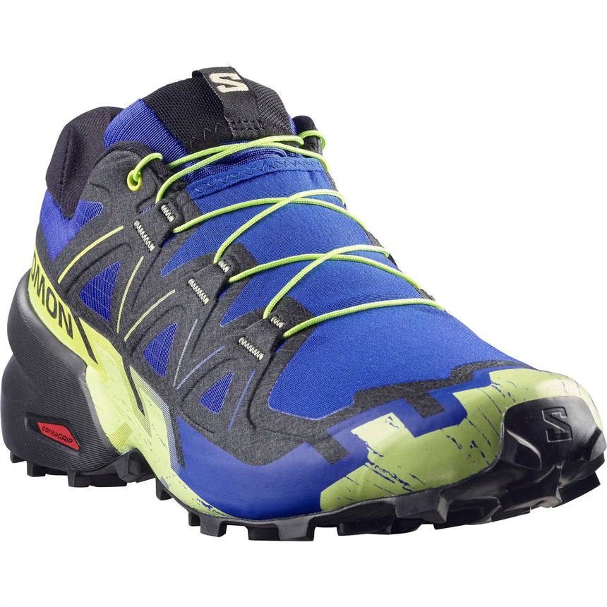 Salomon Speedcross 6 souliers de trail running homme - Bluing / Black / Acid Lime