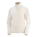 Salomon Salomon Essential Light Warm Full Zip Midlayer chandail pour femme - Whisper White