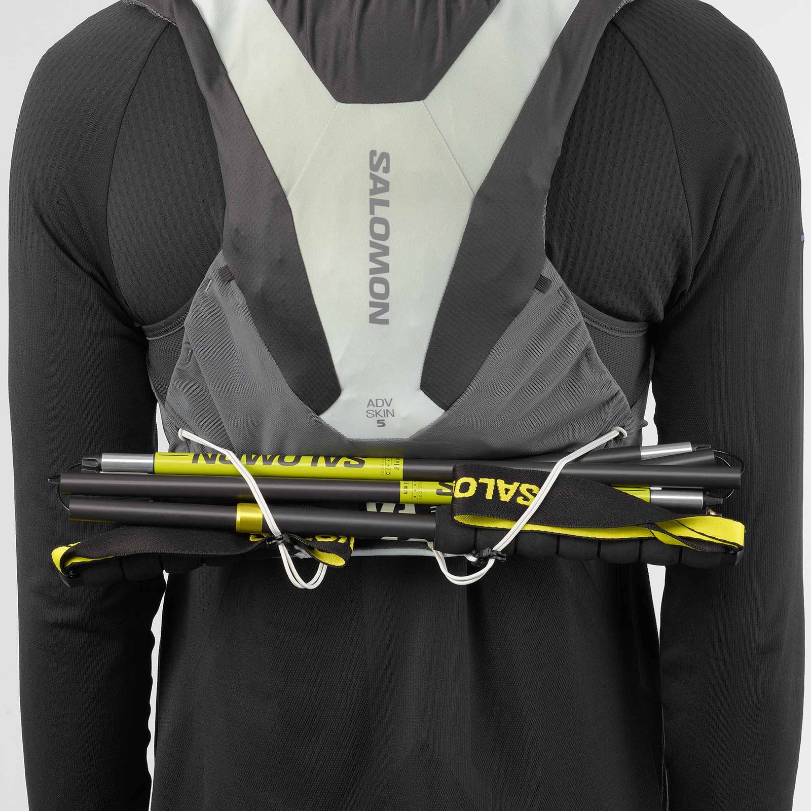 Salomon Salomon ADV Skin 5 Gradient veste d'hydratation de course à pied - Phantom / Castlerock / Icicle