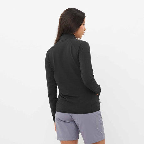 Salomon Salomon Essential Light Warm Full Zip Midlayer chandail pour femme