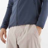 Salomon Salomon Essential Lightwarm Full Zip Midlayer chandail de course pour homme