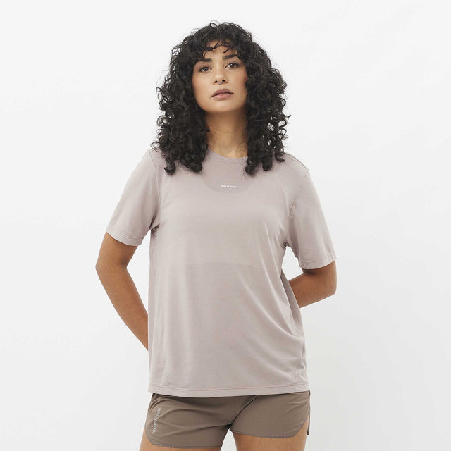 Salomon Salomon SHAKEout Core T-shirt de course à pied pour femme