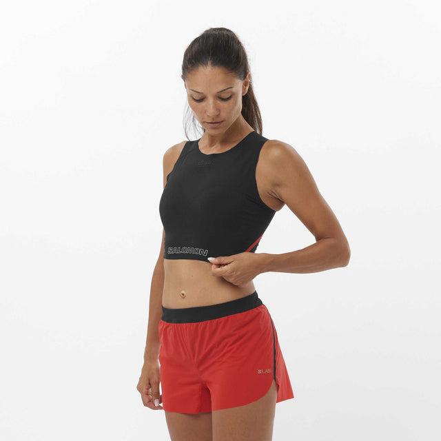 Salomon Salomon S/LAB Speed débardeur court de course à pied pour femme