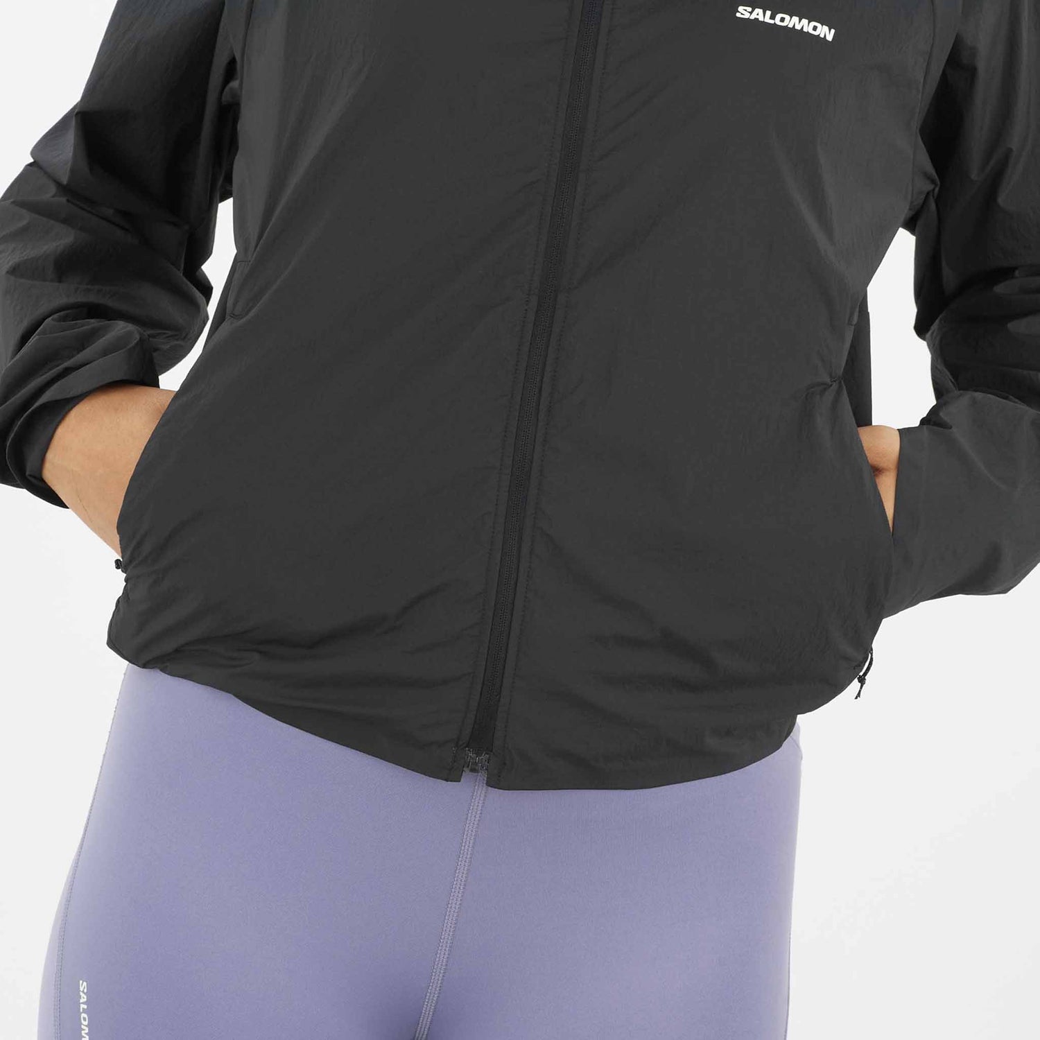 Salomon Salomon Shakeout Fly manteau coupe-vent de course à pied pour femme
