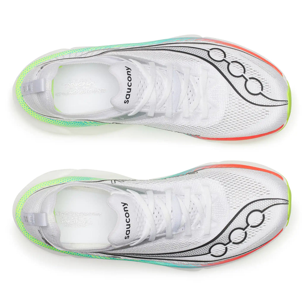 Saucony Endorphin Elite 3 unisex carbon running shoe - White / Multi