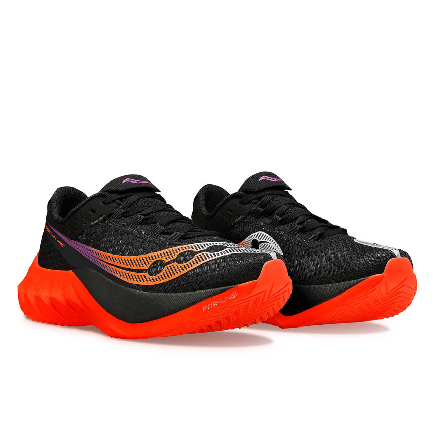 Saucony Endorphin Pro 4 Women's Running Shoes - Black / Vizired