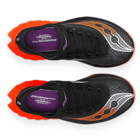 Saucony Endorphin Pro 4 Women's Running Shoes - Black / Vizired