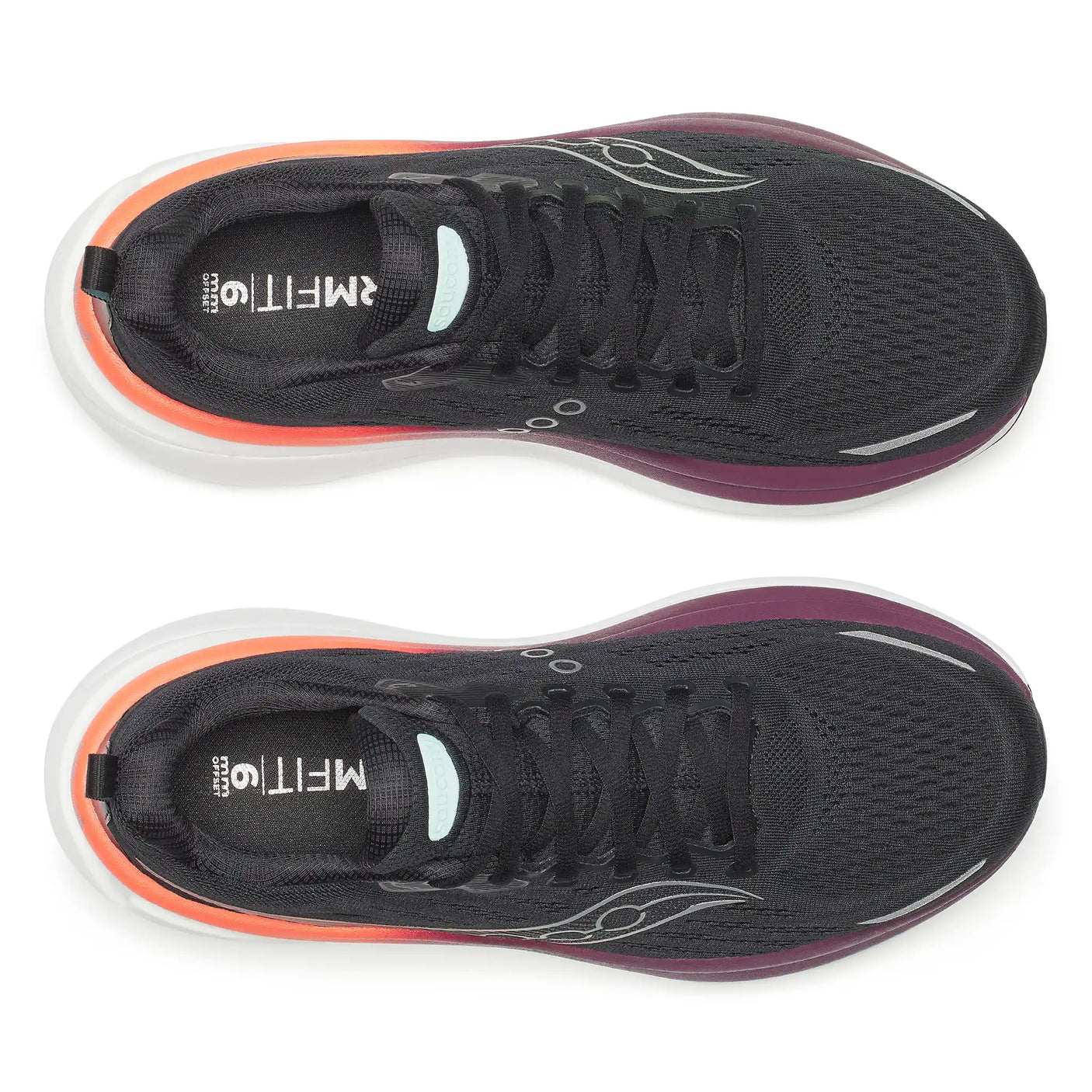 Saucony Hurricane 25 chaussures de course à pied homme - Black / Crimson