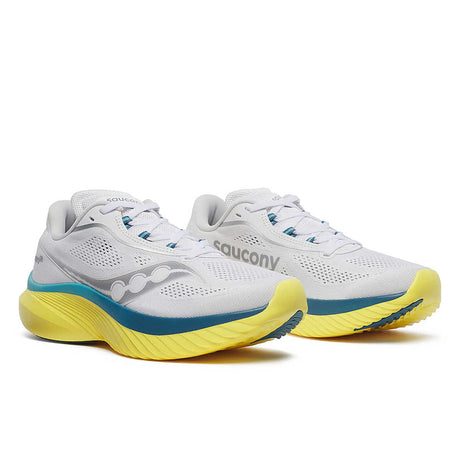 Saucony Kinvara 15 Women's Running Shoes - White / Finch