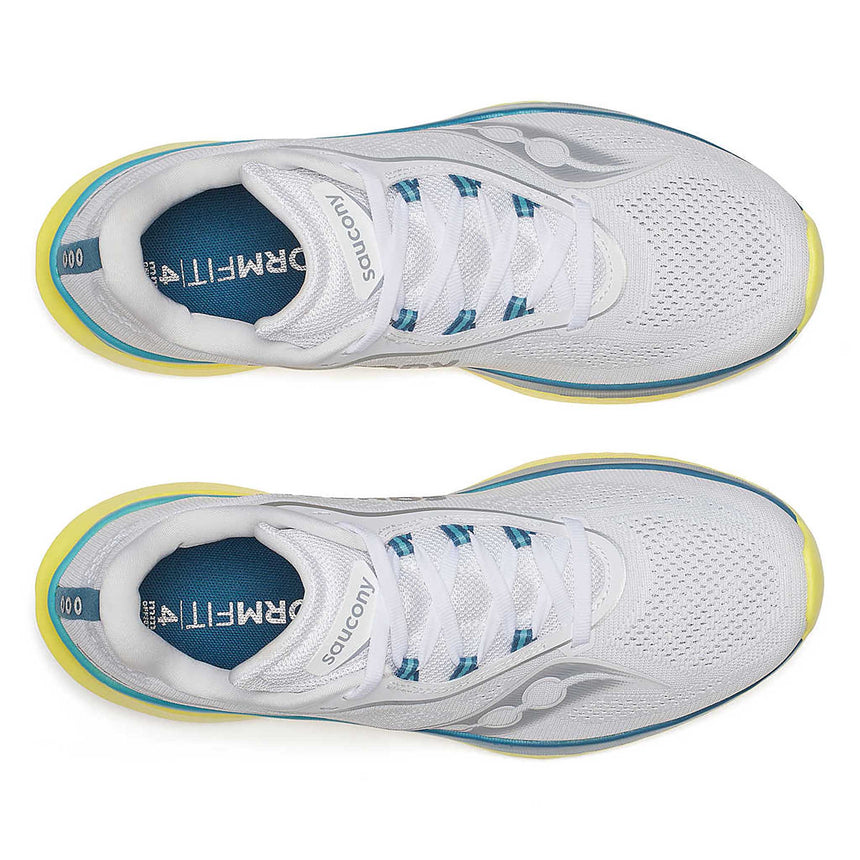 Saucony Kinvara 15 Women's Running Shoes - White / Finch