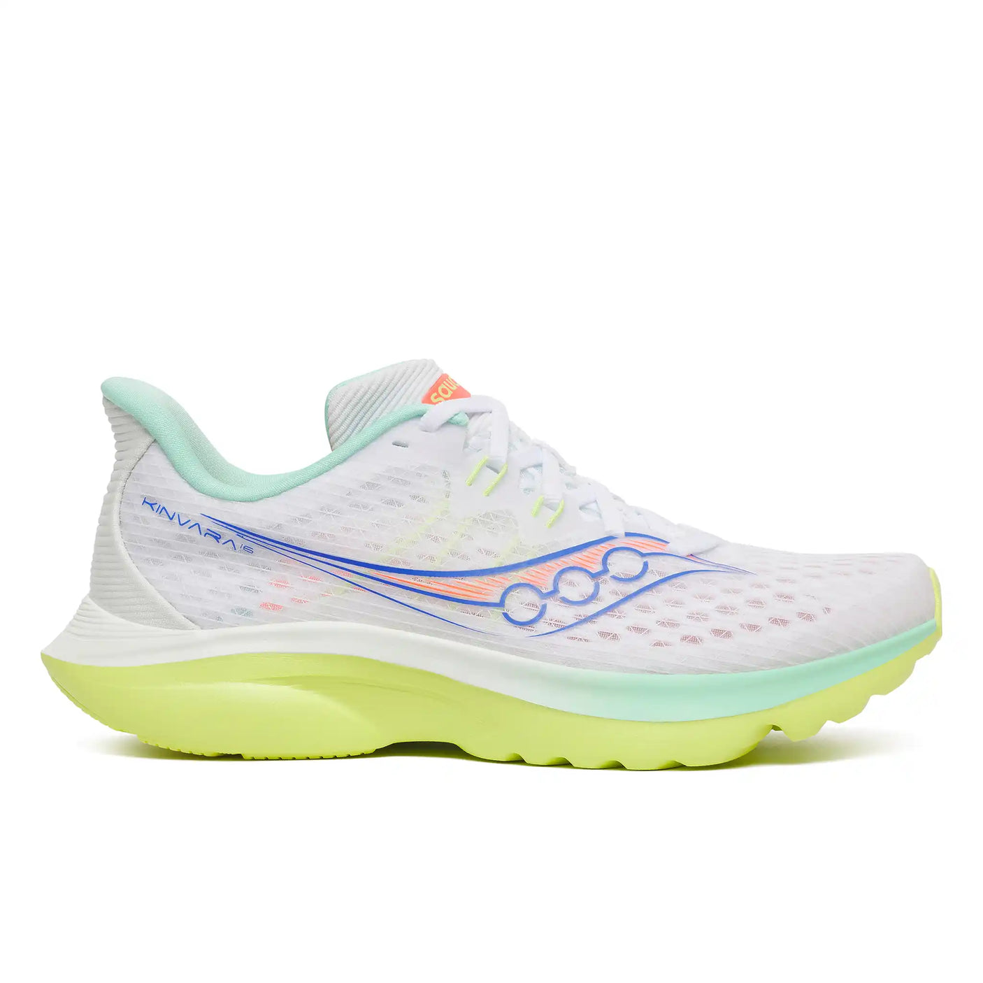 Saucony Kinvara 16 chaussures de course à pied femme - White / Tart