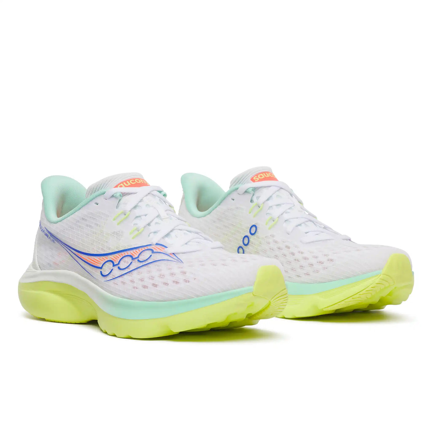 Saucony Kinvara 16 chaussures de course à pied femme - White / Tart