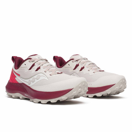 Saucony Peregrine 14 Women's Trail Running Shoes - Dove / Currant
