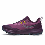 Saucony Peregrine 14 Women's Trail Running Shoes - Plum / Eggplant